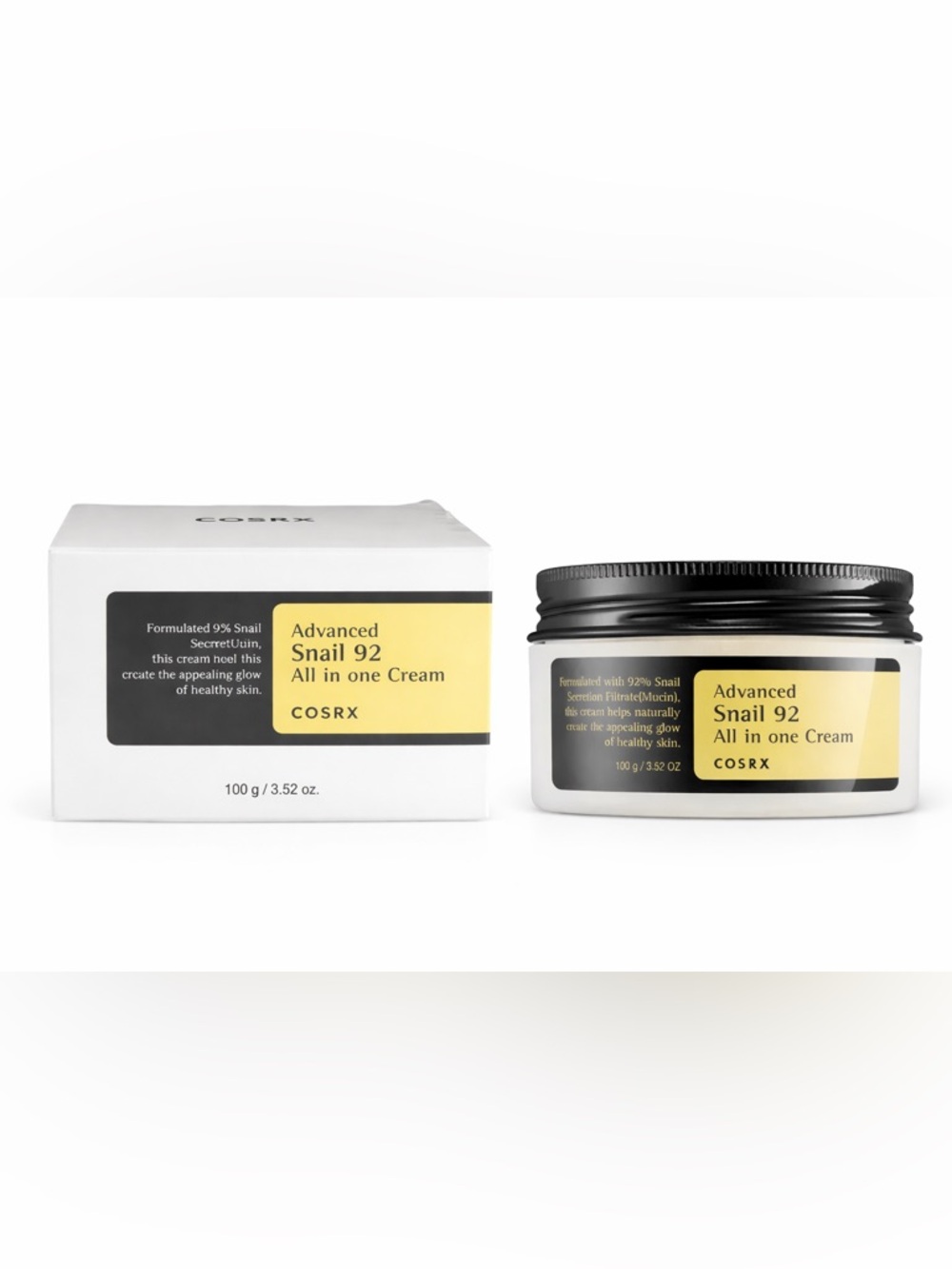 NEW! COSRX Advanced Snail 92 All in One Cream 100mL